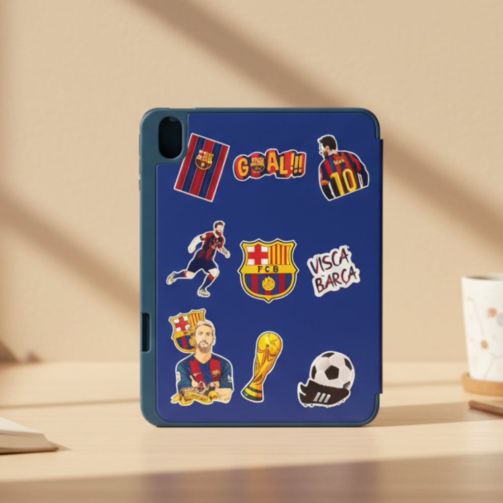 3D Cute Cartoon PU Leather Trifold Flip Auto Wake/Sleep with Pencil Holder Cover for iPad Air 4 | 5 | 6| Air 11  (2024) | Pro 10.9 | Pro 11 (2020)