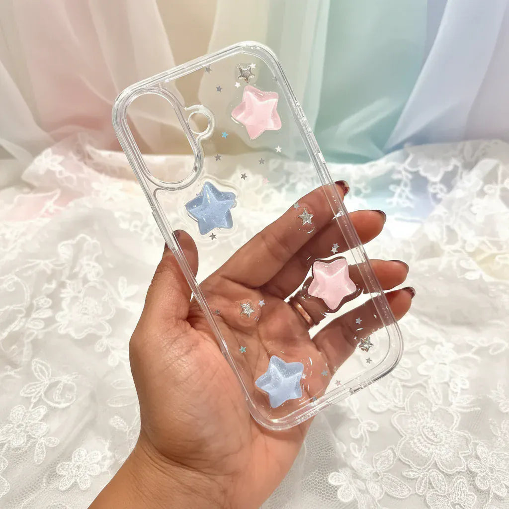 Cases & Covers 3D Cute Design Transparenrt Hard Case for iPhone 17