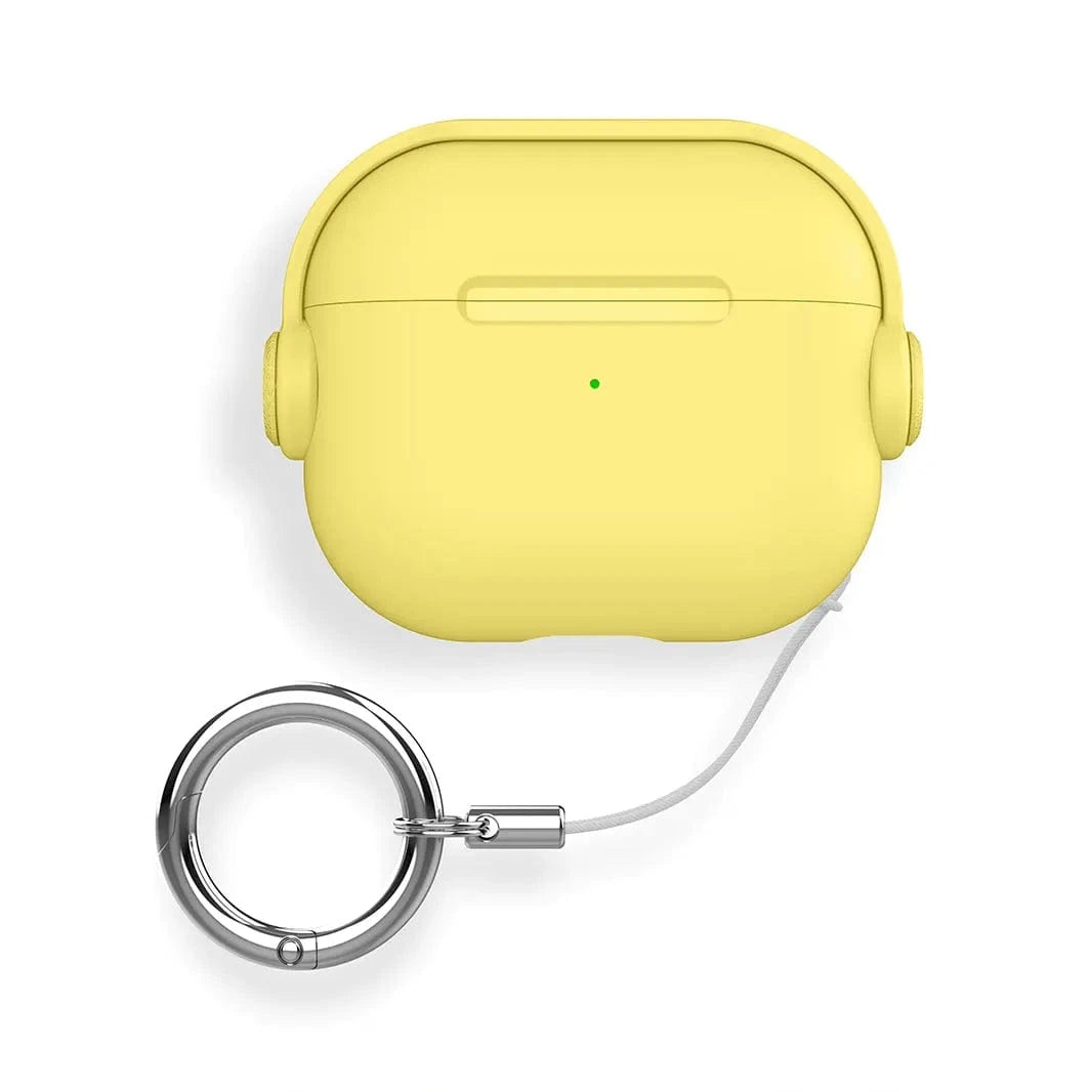 ktusu Generic Cases & Covers 3D Musical Shockproof Cover for Airpods Pro | Pro 2 Yellow