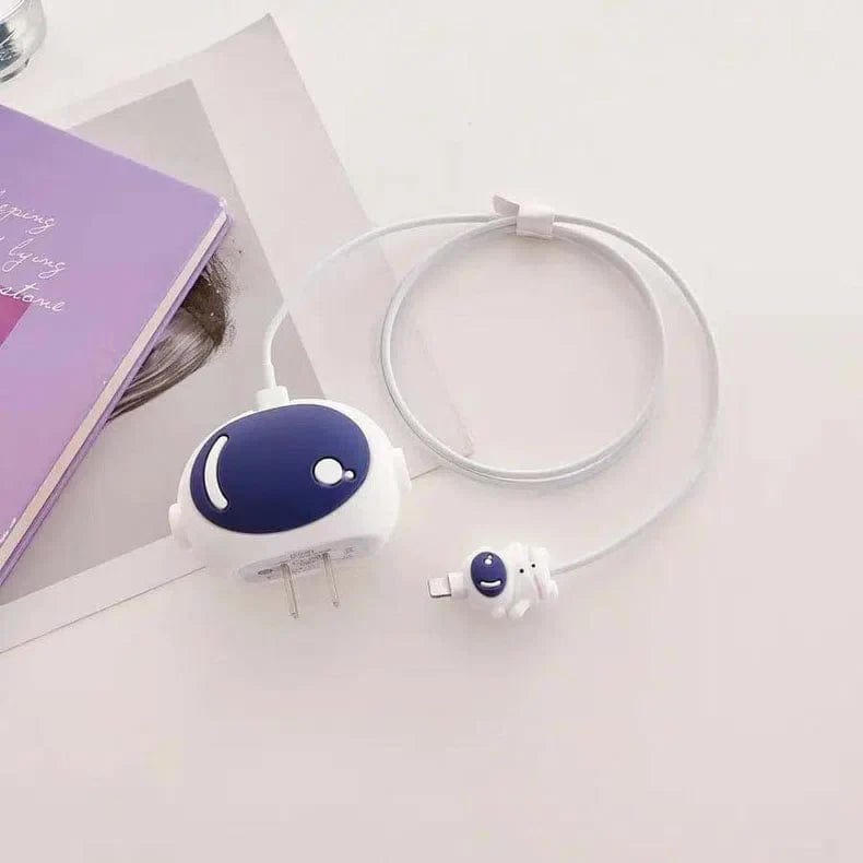 Cases & Covers 3D Silicone Cover with Spiral for Apple Adapter 18-20W