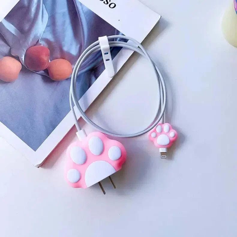 Cases & Covers 3D Silicone Cover with Spiral for Apple Adapter 18-20W