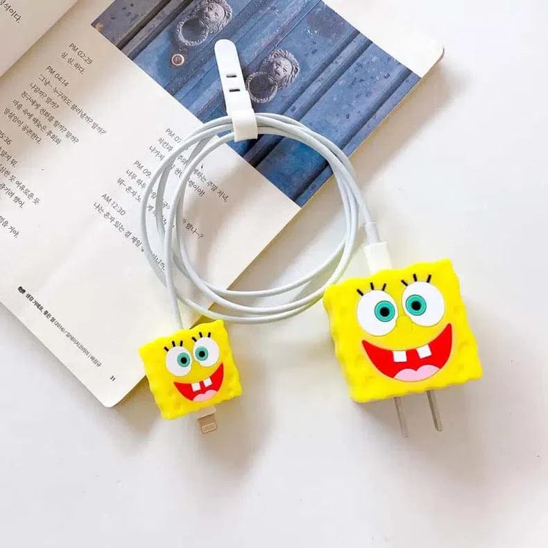 Cases & Covers 3D Silicone Cover with Spiral for Apple Adapter 18-20W