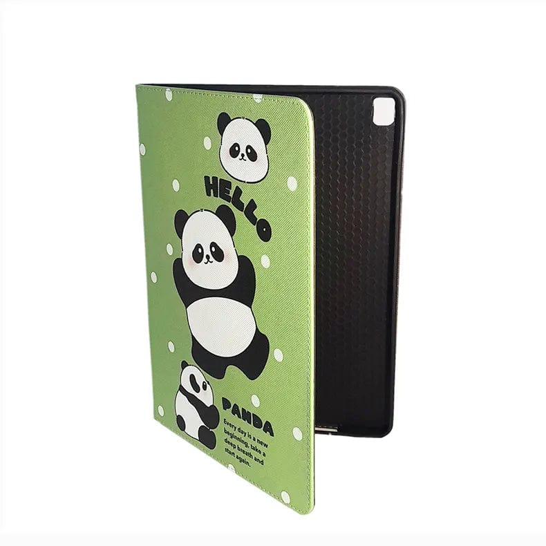 Cases & Covers for iPad Pro 10.2 | Air | Pro 10.5 / Hello Panda 3D Silicone Cute Cartoon Print TPU Stand Case for iPad