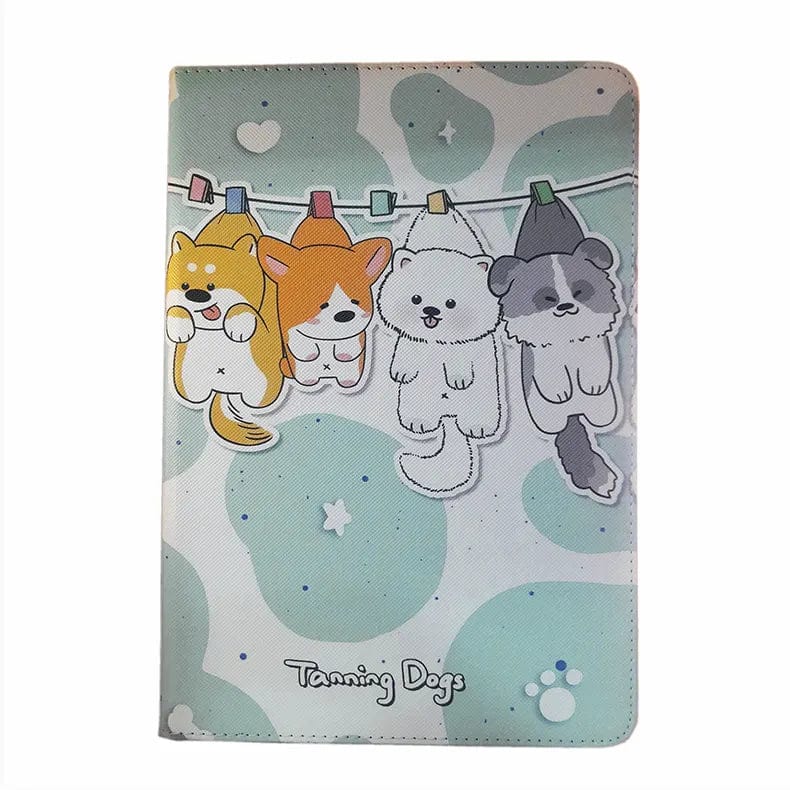 Cases & Covers for iPad Pro 10.2 | Air | Pro 10.5 / Tanning Dogs 3D Silicone Cute Cartoon Print TPU Stand Case for iPad