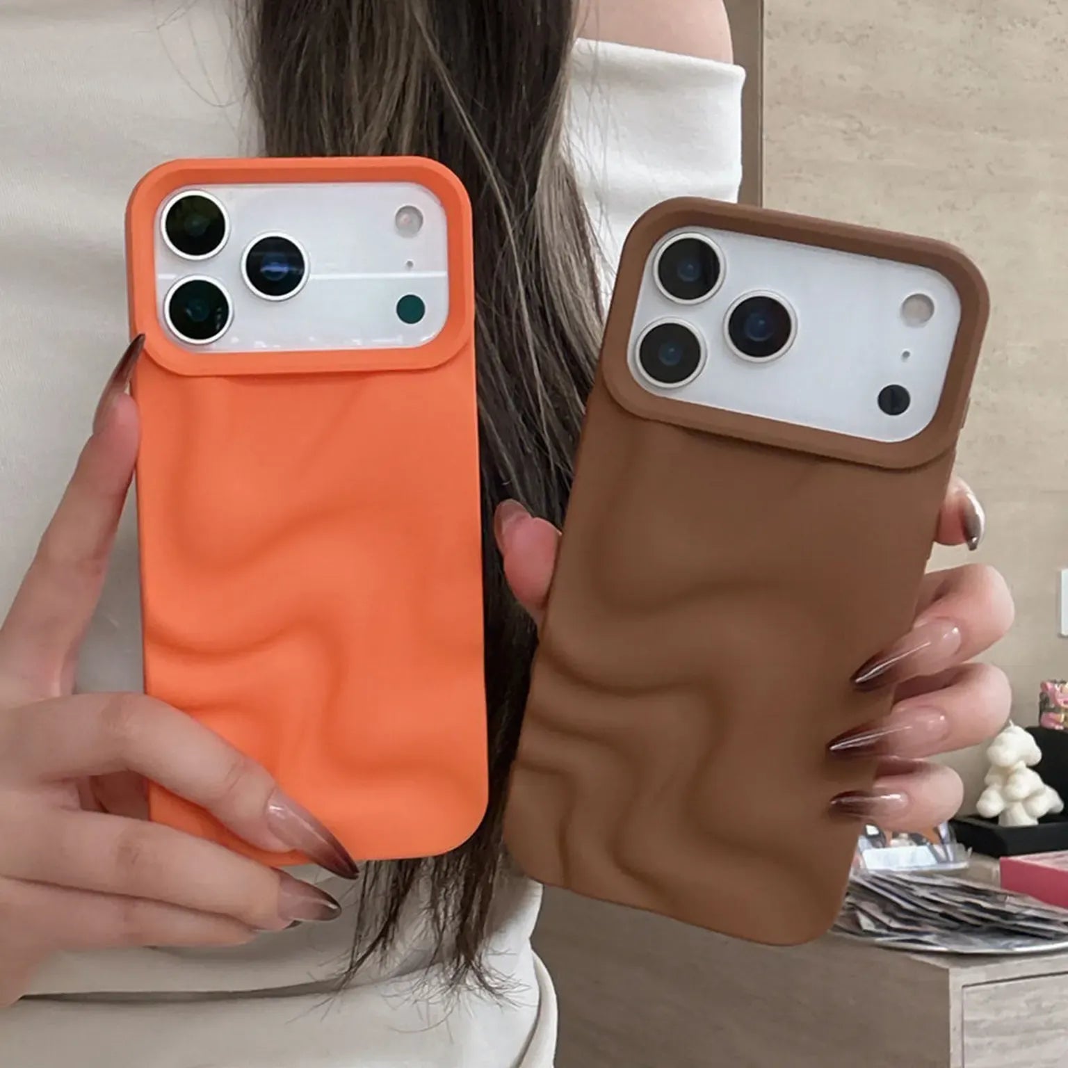 Cases & Covers 3D Water Ripple Pattern Wave Silicone Soft Case for iPhone 17 Pro Max