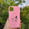 Cases & Covers for iPhone 13 Pro Max / Pink 2 4 cut soft touch coating printed Hard Slim Lightweight Case for iPhone