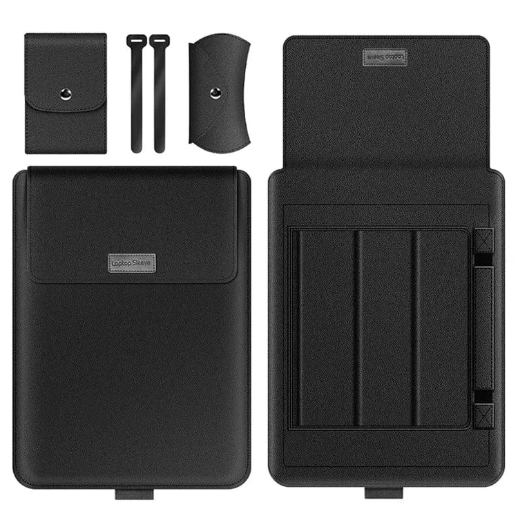 4-in-1 Portable Waterproof Integrated Stand Laptop Sleeve Bag