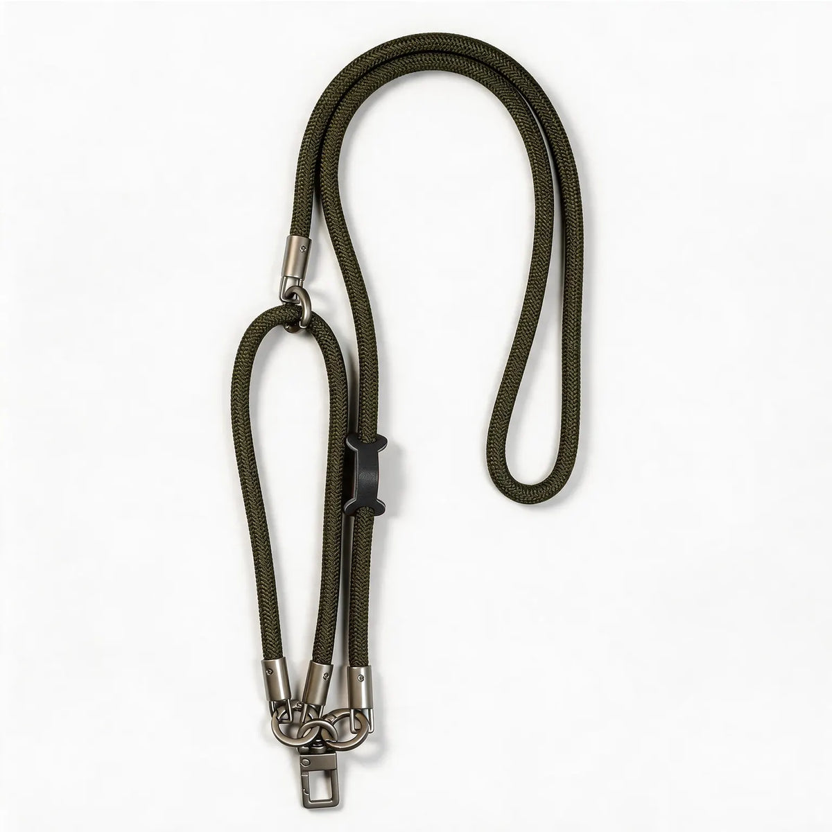 Adjustable Braided Mobile Phone Lanyard Strap – Durable Neck & Wrist Phone Holder with Detachable Metal Clip, Multifunctional Hands-Free Carrying Strap