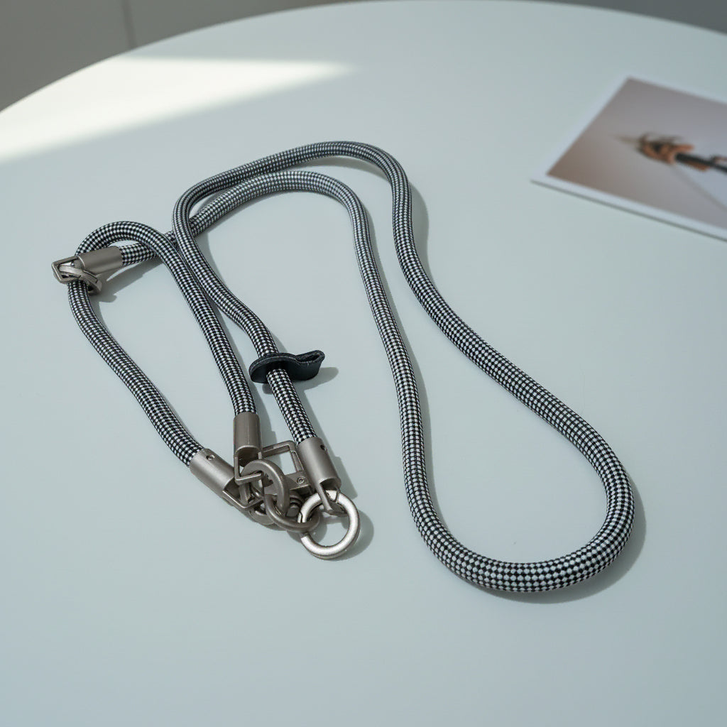 Adjustable Braided Mobile Phone Lanyard Strap – Durable Neck & Wrist Phone Holder with Detachable Metal Clip, Multifunctional Hands-Free Carrying Strap KTSUX7X3P 8971299947470