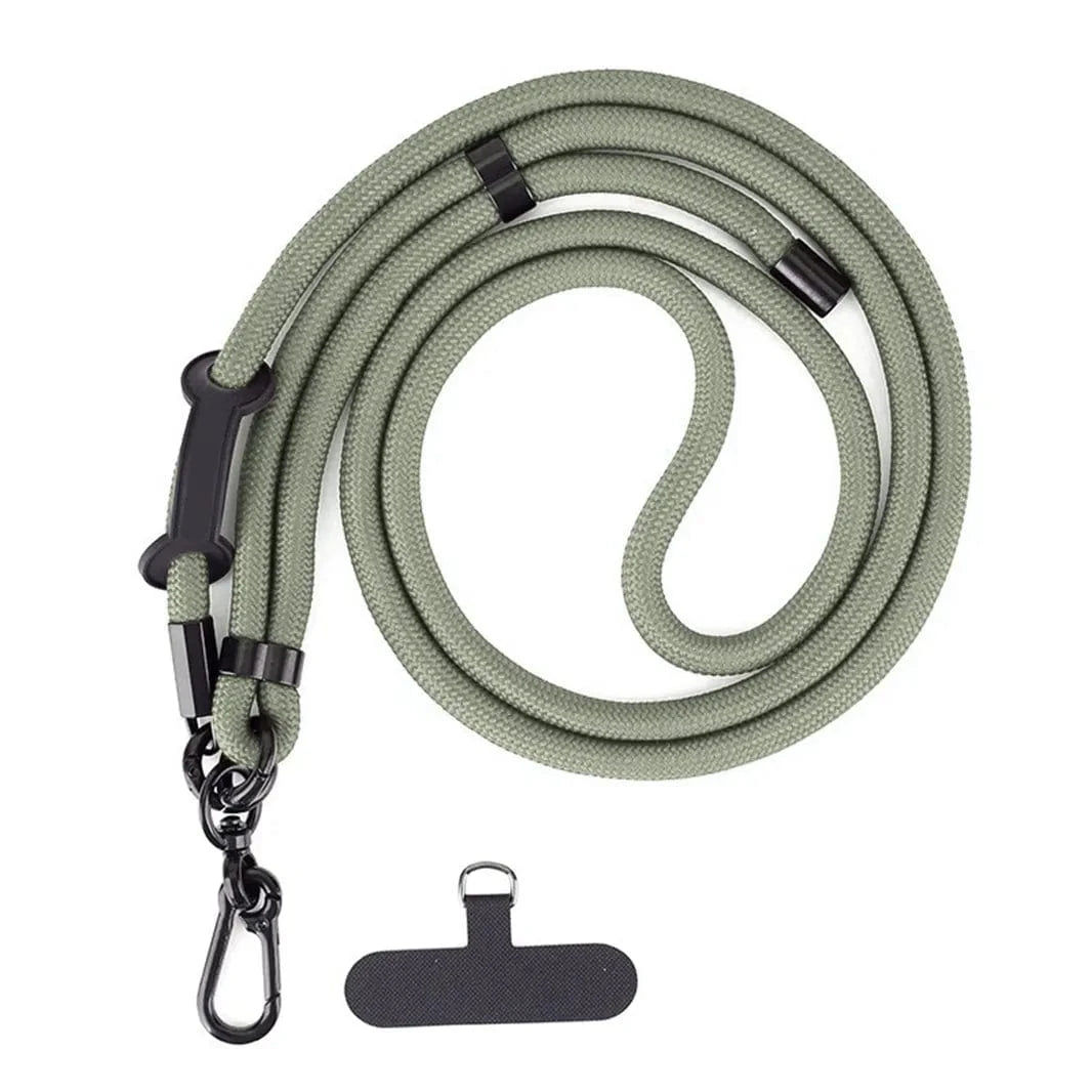 Adjustable Crossbody Roop Phone Lanyard with Carabiner Hook