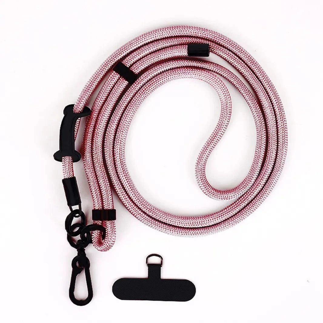 Adjustable Crossbody Roop Phone Lanyard with Carabiner Hook
