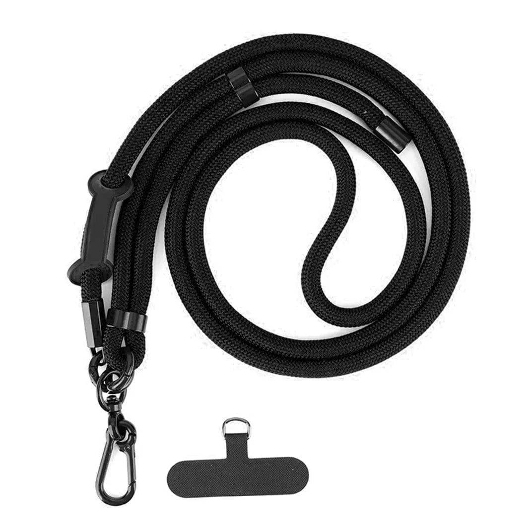 Adjustable Crossbody Roop Phone Lanyard with Carabiner Hook