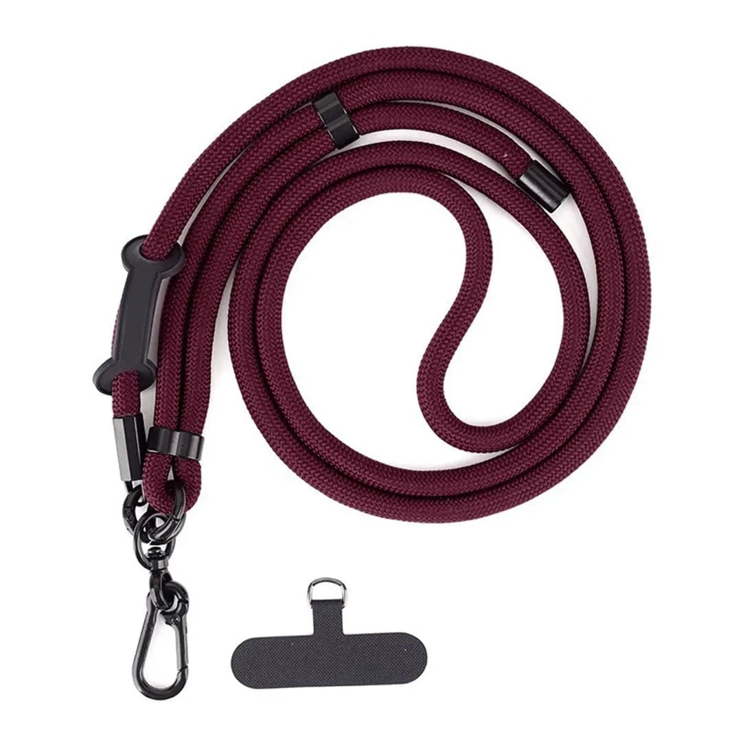 Adjustable Crossbody Roop Phone Lanyard with Carabiner Hook