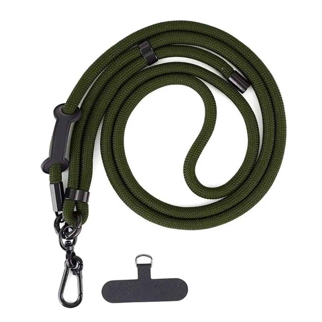 Adjustable Crossbody Roop Phone Lanyard with Carabiner Hook