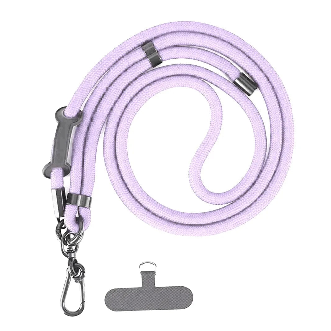 Adjustable Crossbody Roop Phone Lanyard with Carabiner Hook