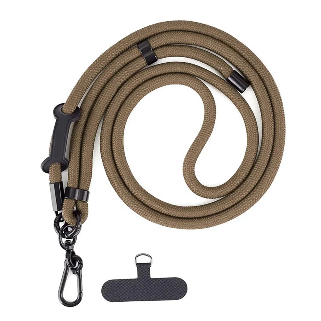 Adjustable Crossbody Roop Phone Lanyard with Carabiner Hook