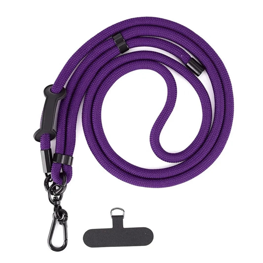 Adjustable Crossbody Roop Phone Lanyard with Carabiner Hook