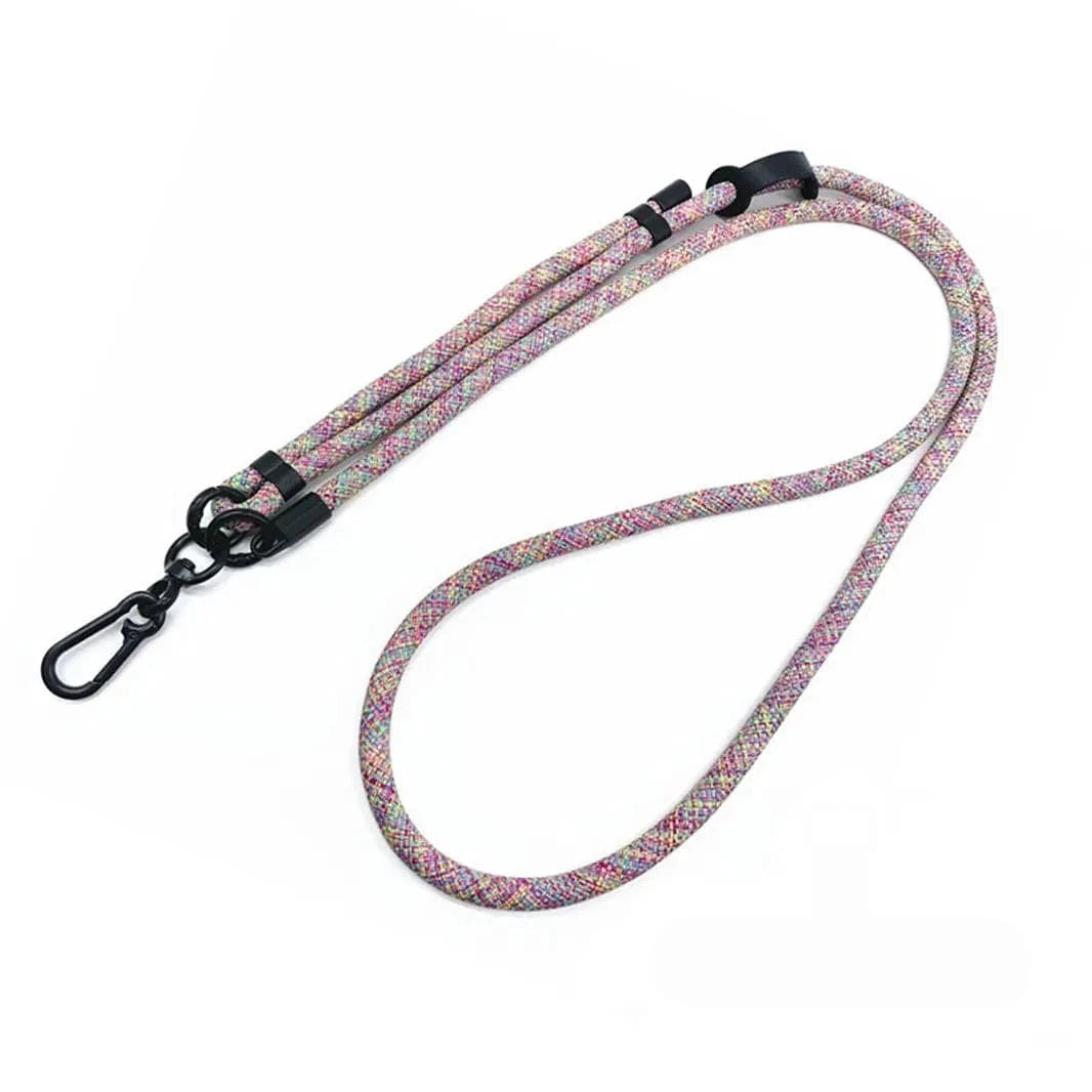 Adjustable Crossbody Roop Phone Lanyard with Carabiner Hook
