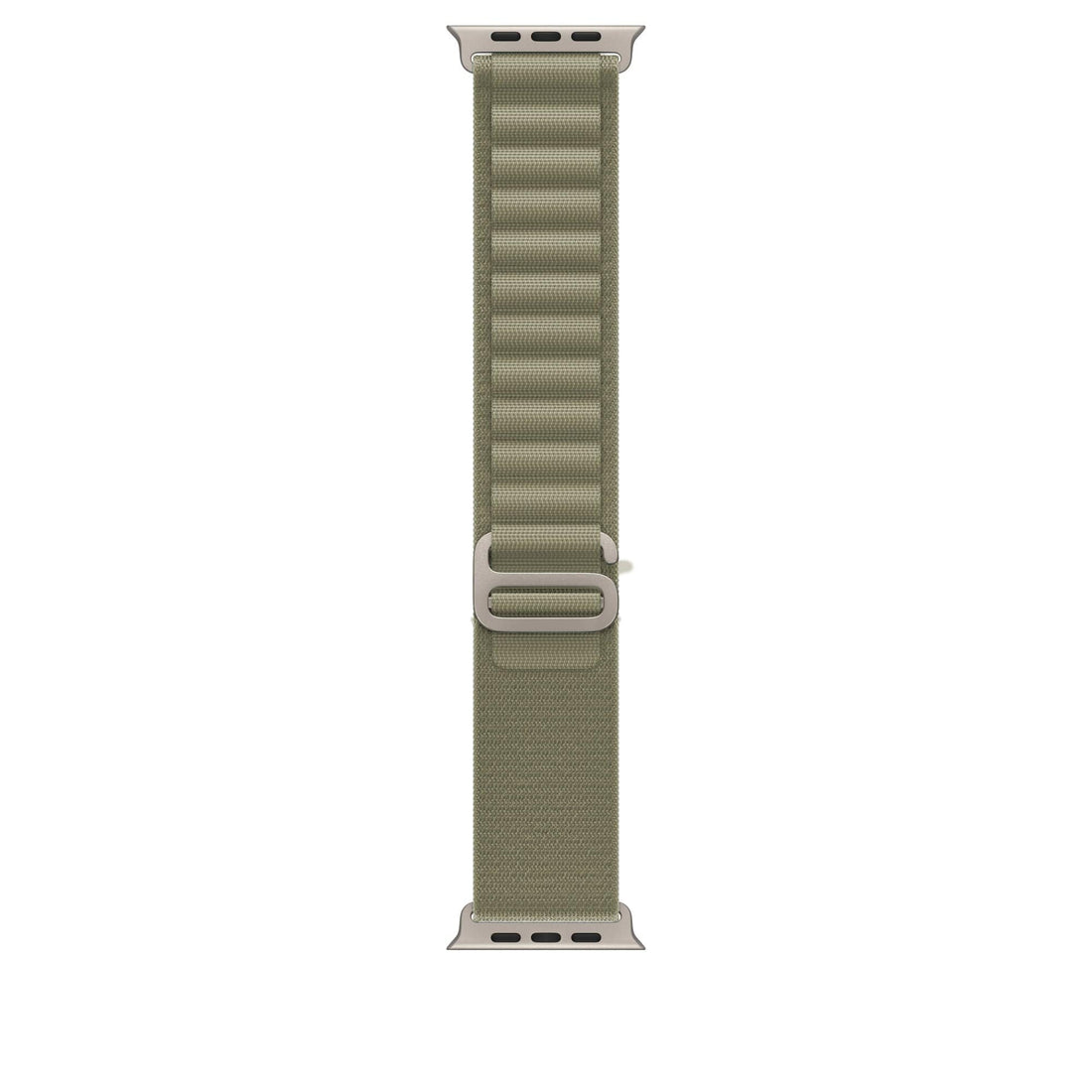 Natural Titanium / Moss Green Alpine Loop for Apple Watch 42 | 44 | 45 | Ultra 49 | 46mm S10 Watch Bands
