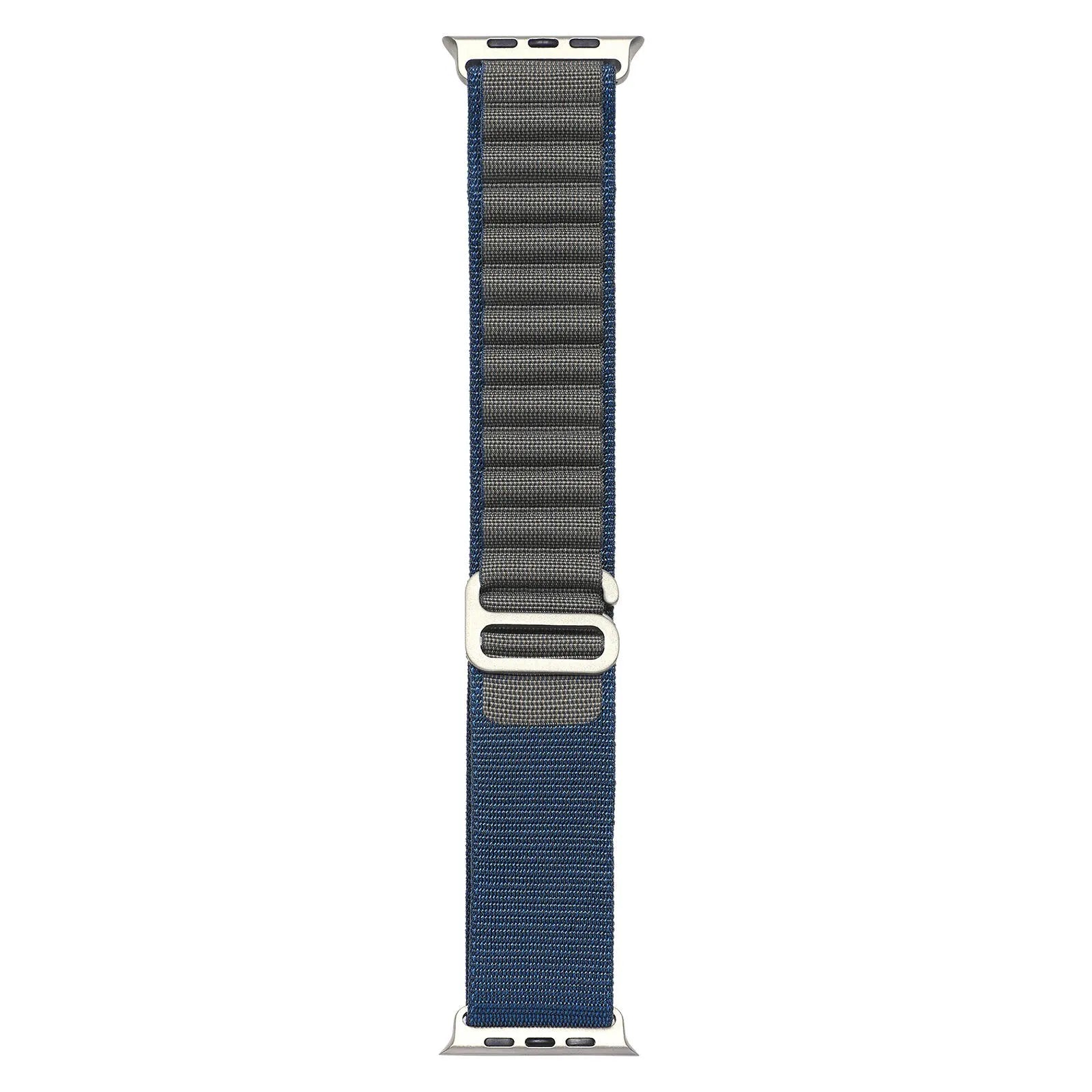 Natural Titanium / Blue Grey Alpine Loop for Apple Watch 42 | 44 | 45 | Ultra 49 | 46mm S10 Watch Bands