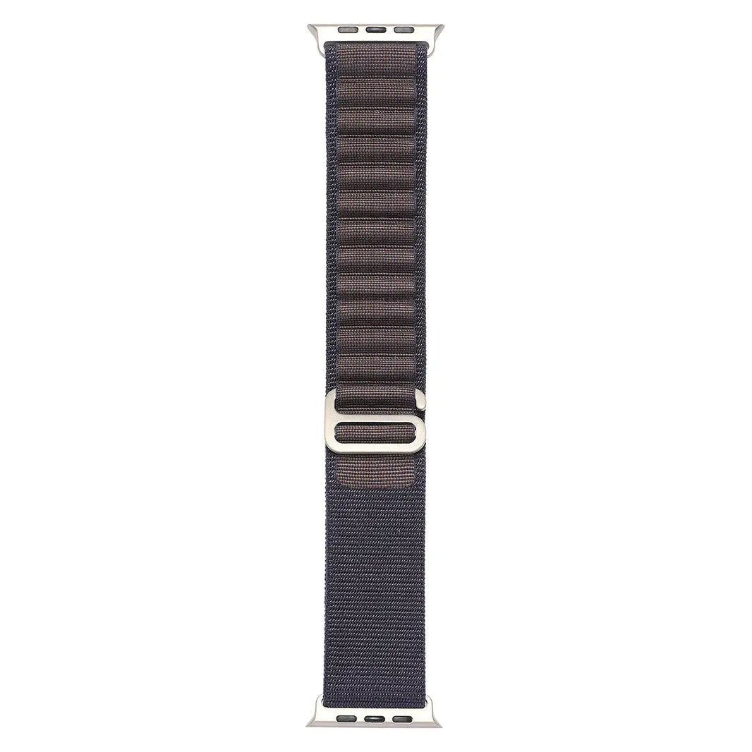 Natural Titanium / Deep Purple Alpine Loop for Apple Watch 42 | 44 | 45 | Ultra 49 | 46mm S10 Watch Bands
