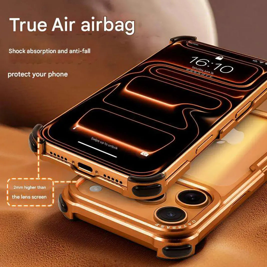 Aluminum Alloy Frameless Hollow Frame Case for iPhone 17 Pro Max Cases & Covers