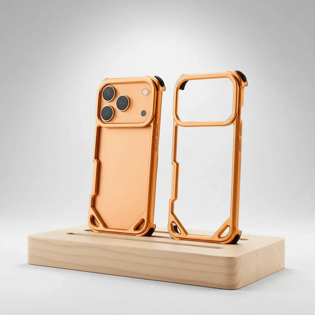 Aluminum Alloy Frameless Hollow Frame Case for iPhone 17 Pro Max Cases & Covers