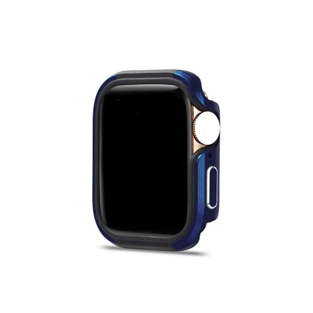 46mm / Blue Aluminum Alloy Metal Shockproof Armor frame Watch Case for Apple Watch - Ktusu