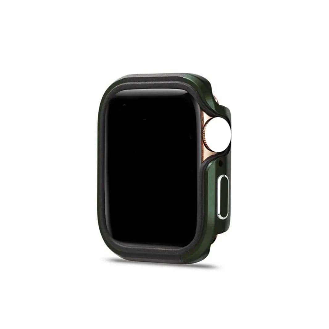 46mm / Green Aluminum Alloy Metal Shockproof Armor frame Watch Case for Apple Watch - Ktusu