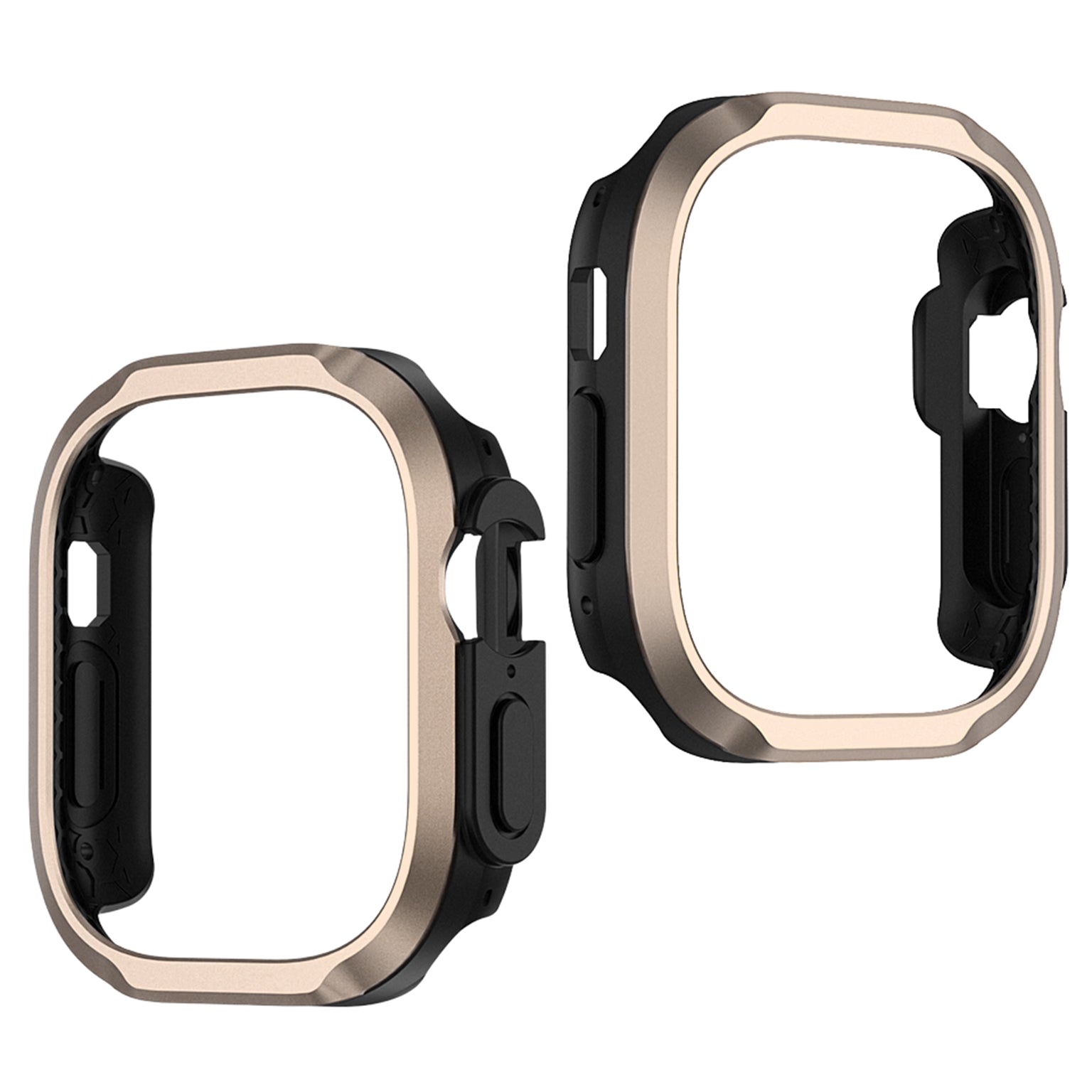 Cases & Covers Aluminum Alloy TPU Frame Anti-Shock Watch Cover for Apple Watch Ultra 49mm