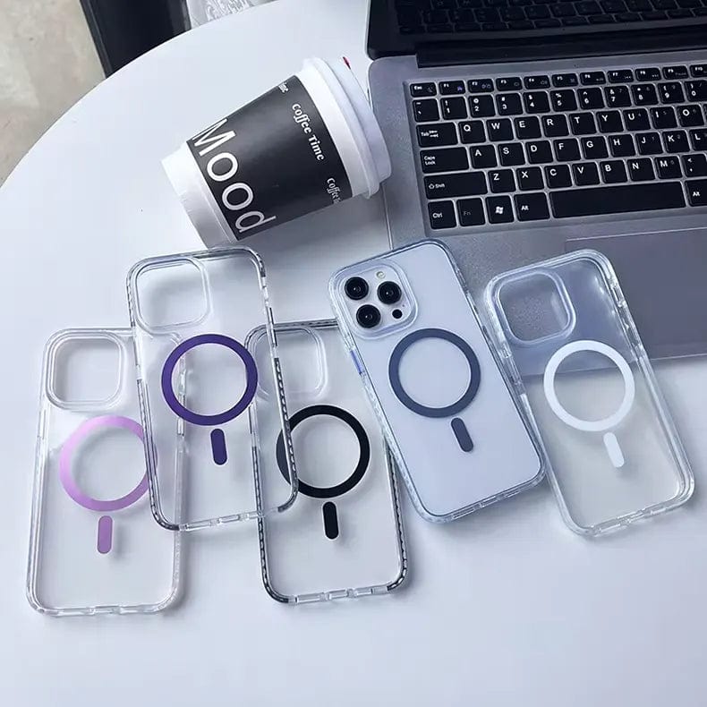 Cases & Covers for Anti storm Magsafe Transparent Hard Phone Back Case for Apple iPhone