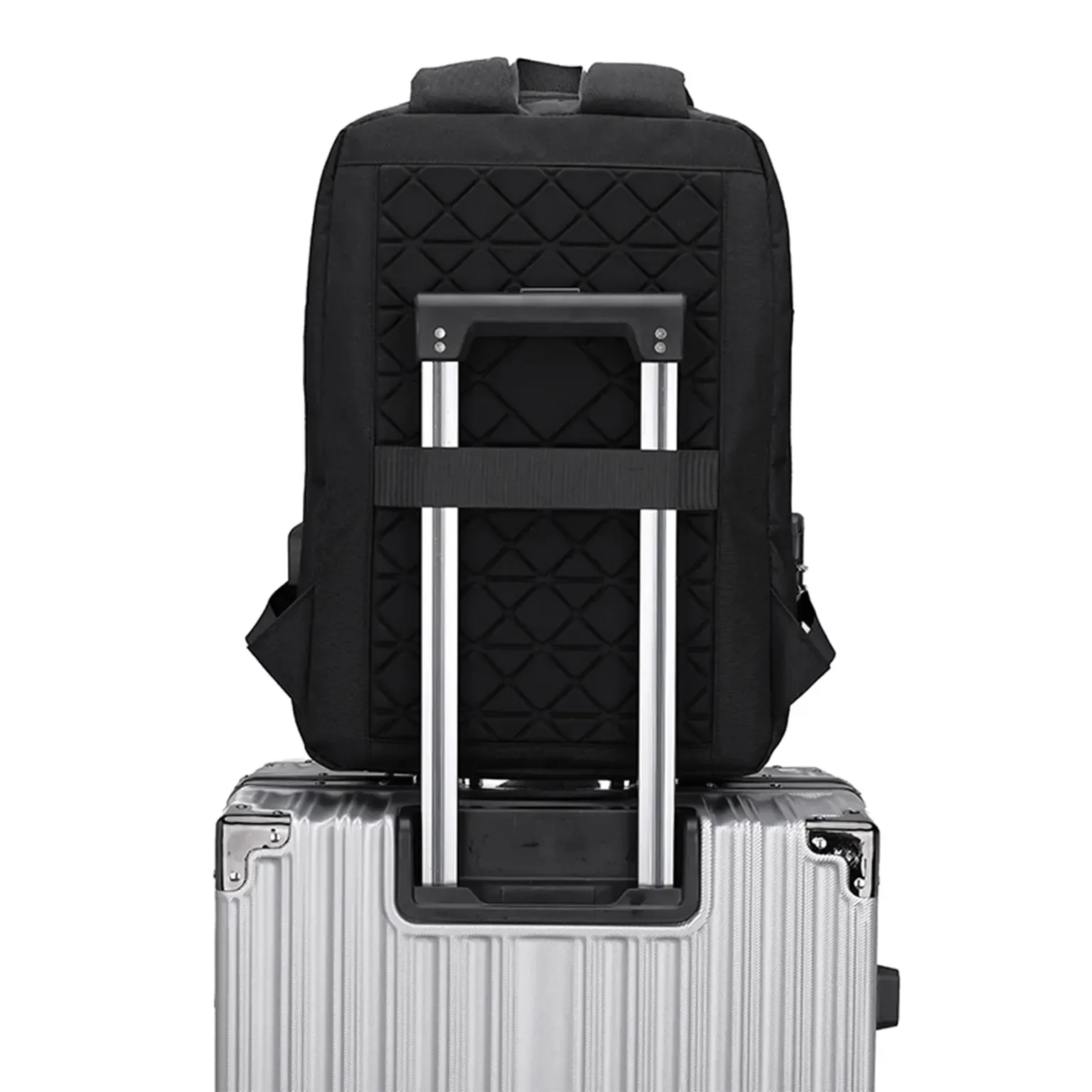 Bags & Sleeves Anti-theft TSA lock Hard Shell Backpack with USB Port and Password Lock