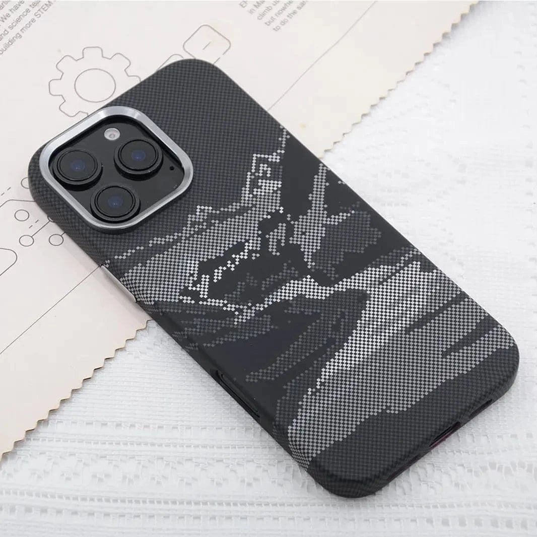 Aramid Fiber Magnetic Magsafe Slim Case for iPhone 16 Pro Max