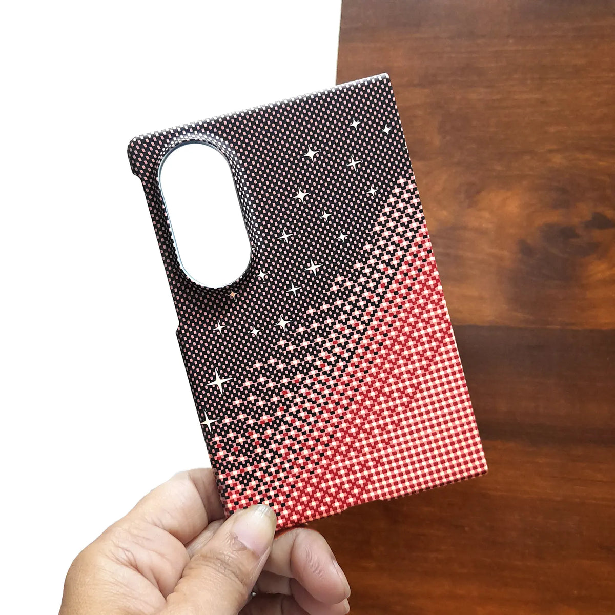 Aramid Fiber Texture Magnetic Magsafe Slim Case for Samsung Z Fold8 KTSUQ92J8 8903340339798