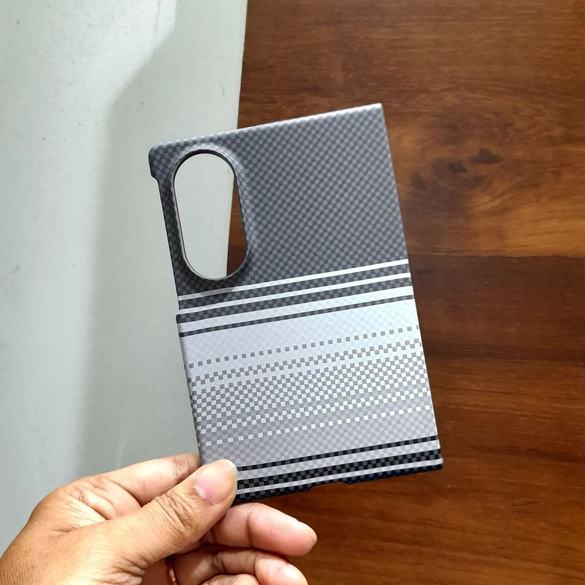Aramid Fiber Texture Magnetic Magsafe Slim Case for Samsung Z Fold8 KTSUYO6ZR 8974364588349