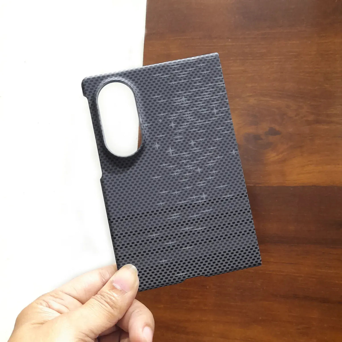 Aramid Fiber Texture Magnetic Magsafe Slim Case for Samsung Z Fold8 KTSUWECH9 8961030484081