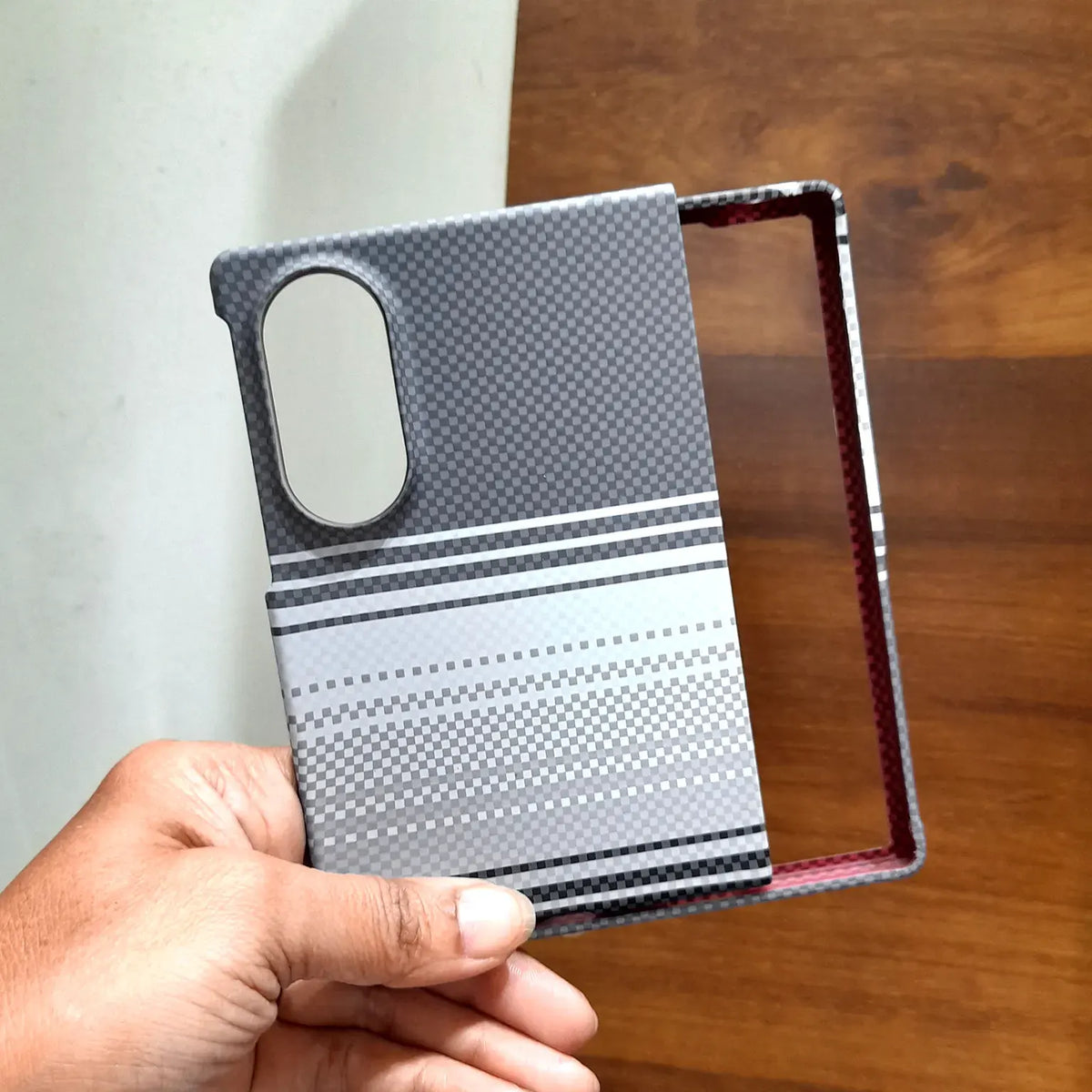 Aramid Fiber Texture Magnetic Magsafe Slim Case for Samsung Z Fold8