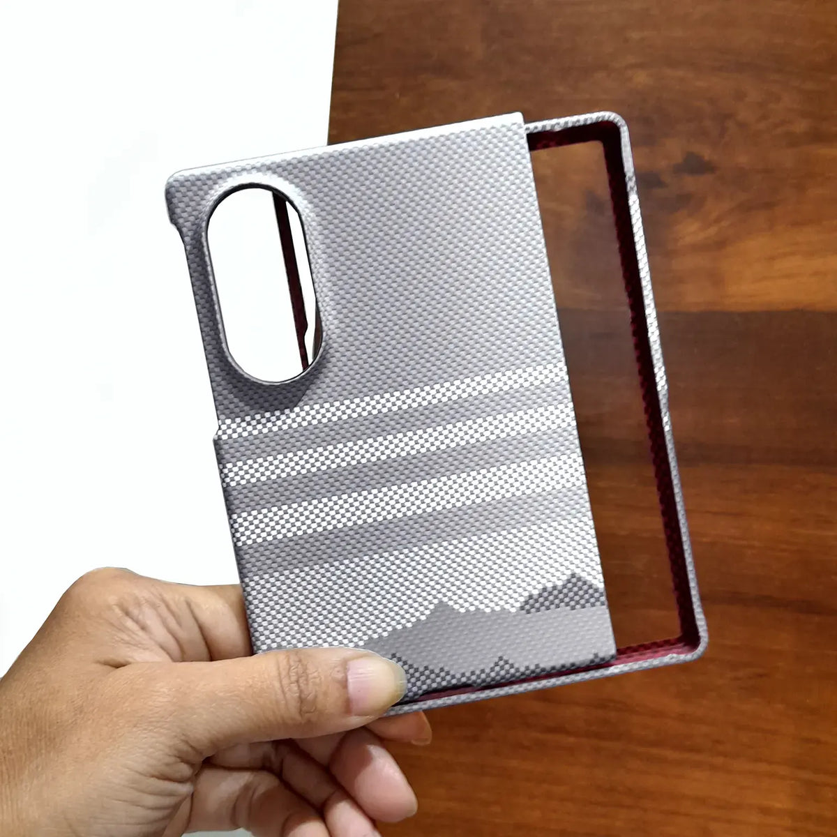 Aramid Fiber Texture Magnetic Magsafe Slim Case for Samsung Z Fold8
