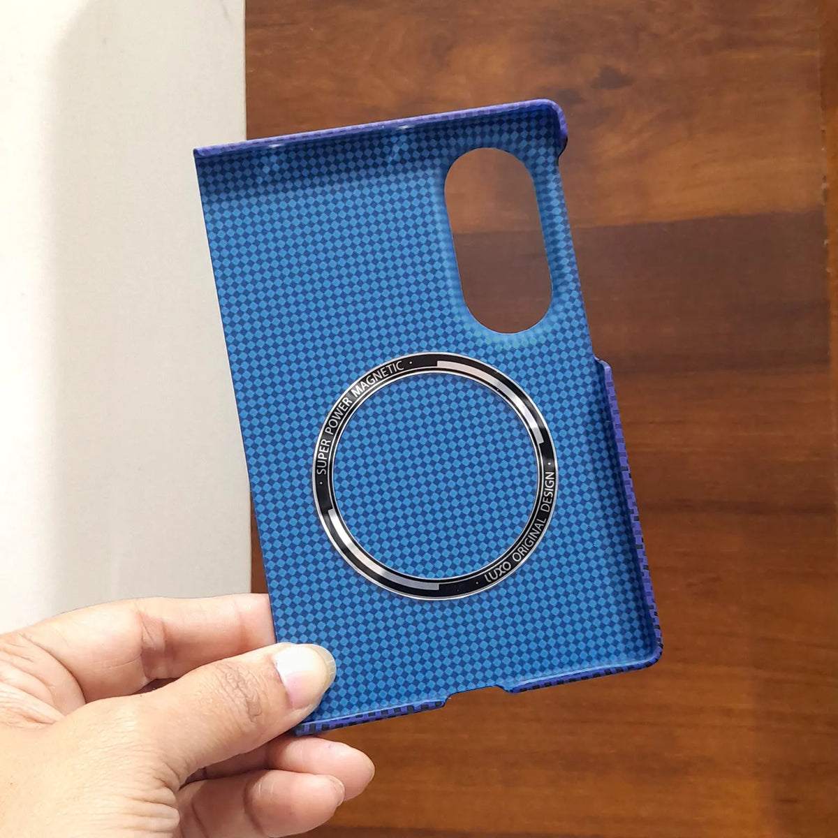 Aramid Fiber Texture Magnetic Magsafe Slim Case for Samsung Z Fold8