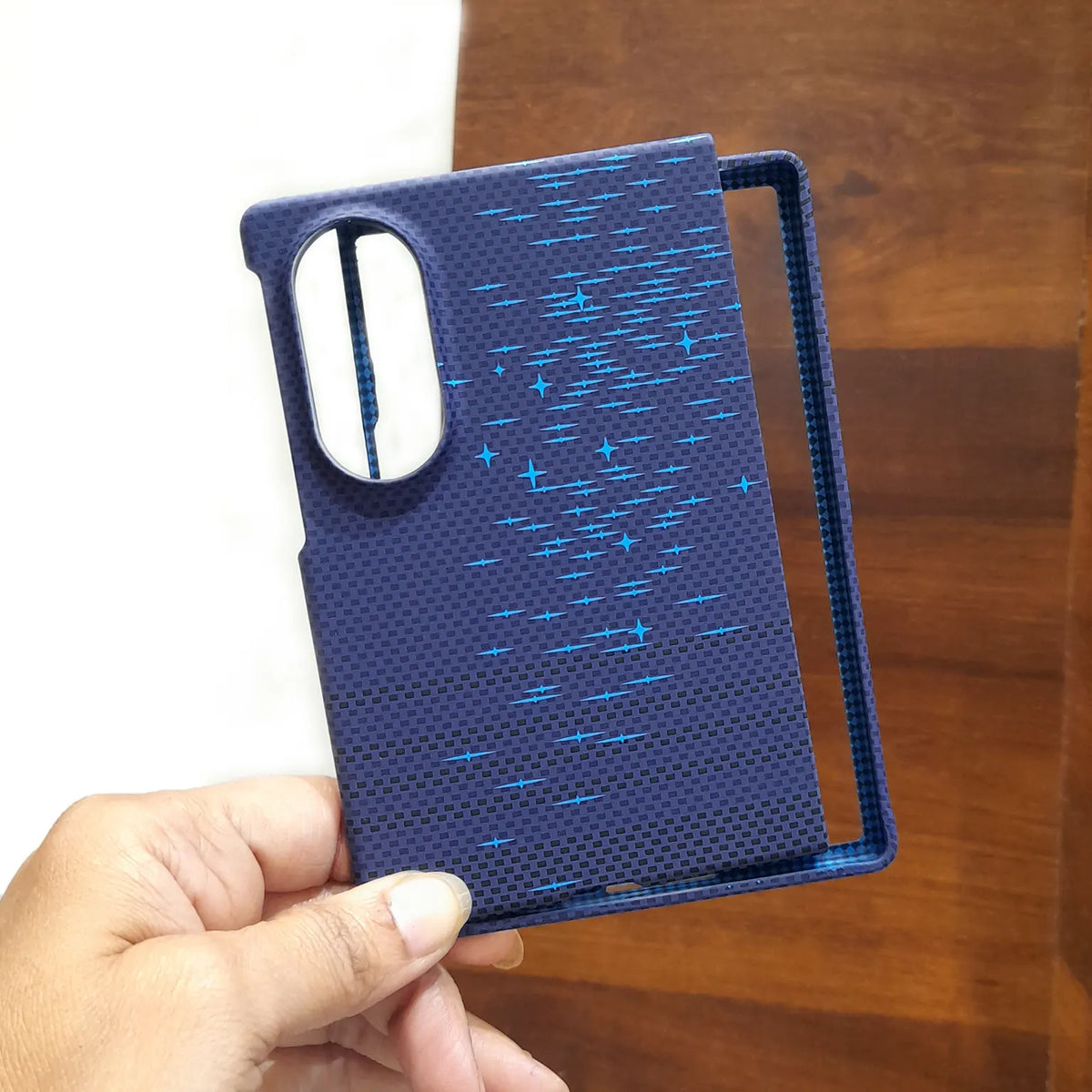 Aramid Fiber Texture Magnetic Magsafe Slim Case for Samsung Z Fold8