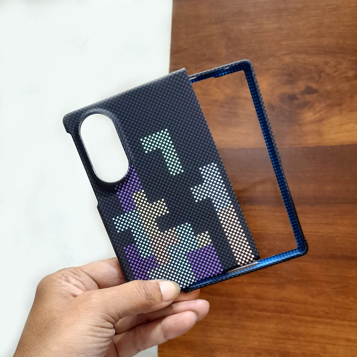 Aramid Fiber Texture Magnetic Magsafe Slim Case for Samsung Z Fold8