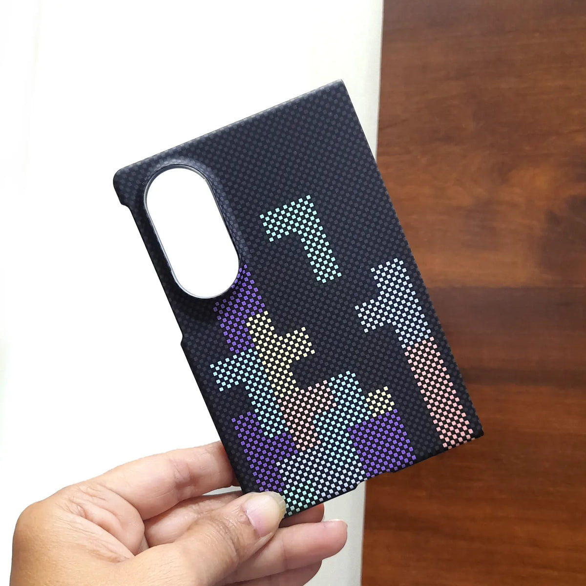 Aramid Fiber Texture Magnetic Magsafe Slim Case for Samsung Z Fold8 KTSUKJGOD 8951046621327