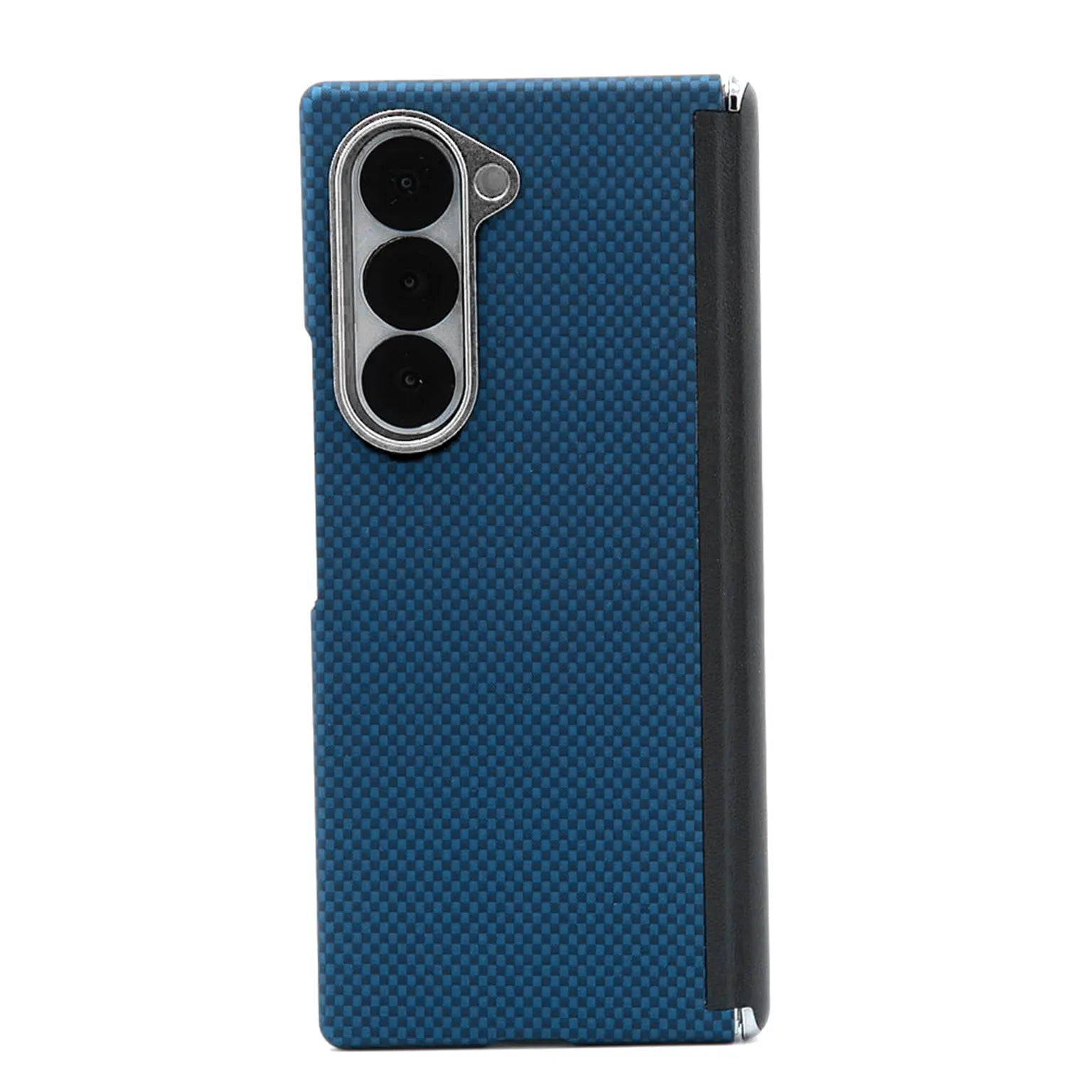 Aramid Fiber Texture Magnetic Magsafe Slim Case with Hinge for Samsung Z Fold7 KTSU1BNI9 8957913589615