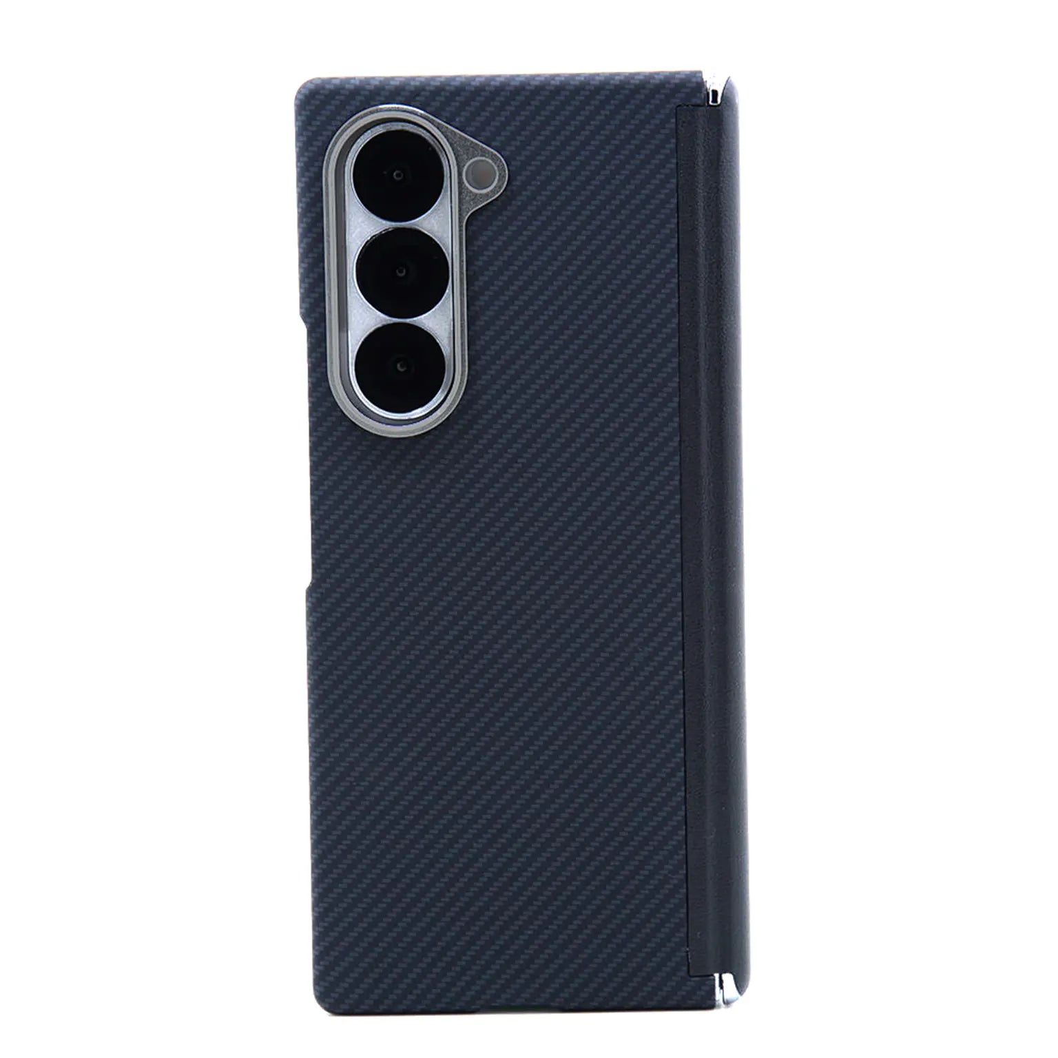 Aramid Fiber Texture Magnetic Magsafe Slim Case with Hinge for Samsung Z Fold7 KTSU69403 8901459226251