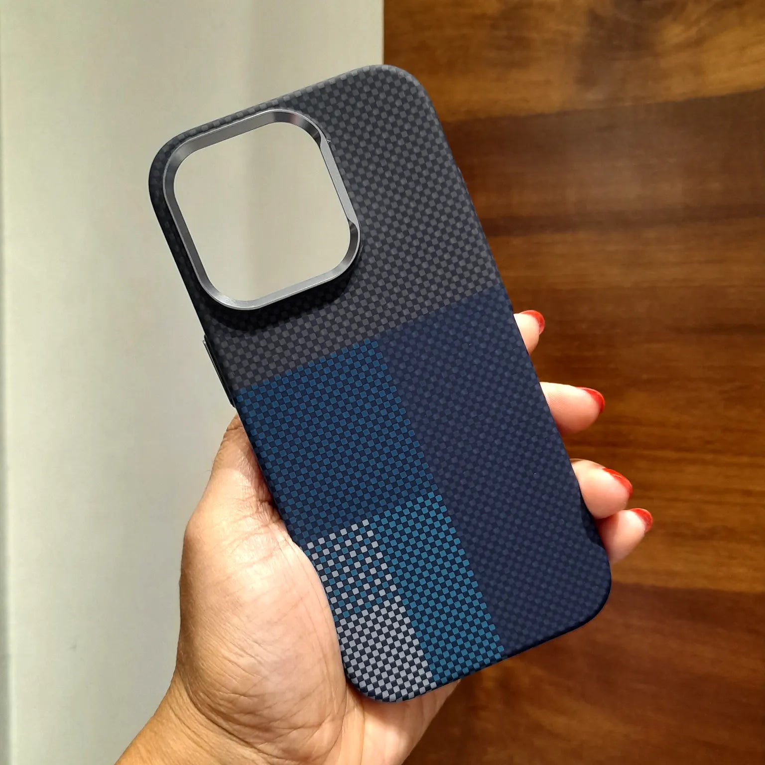 Aramid Texture Magnetic Magsafe Slim Case for iPhone 16 KTSUJYIRK 8951039594270