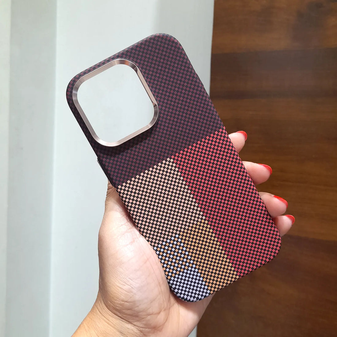 Aramid Texture Magnetic Magsafe Slim Case for iPhone 16 KTSUGKNA2 8900386522412
