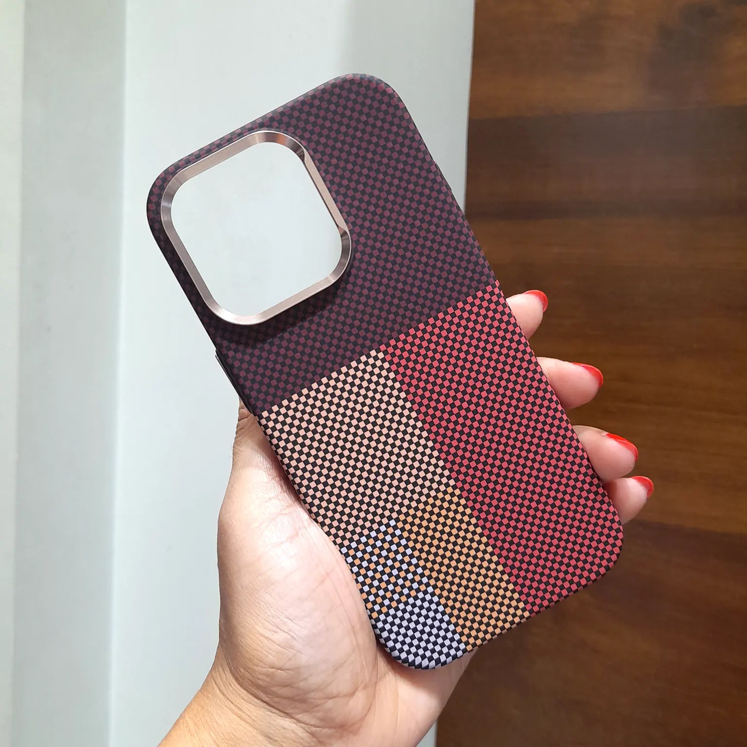 Aramid Texture Magnetic Magsafe Slim Case for iPhone 16 KTSUGKNA2 8900386522412