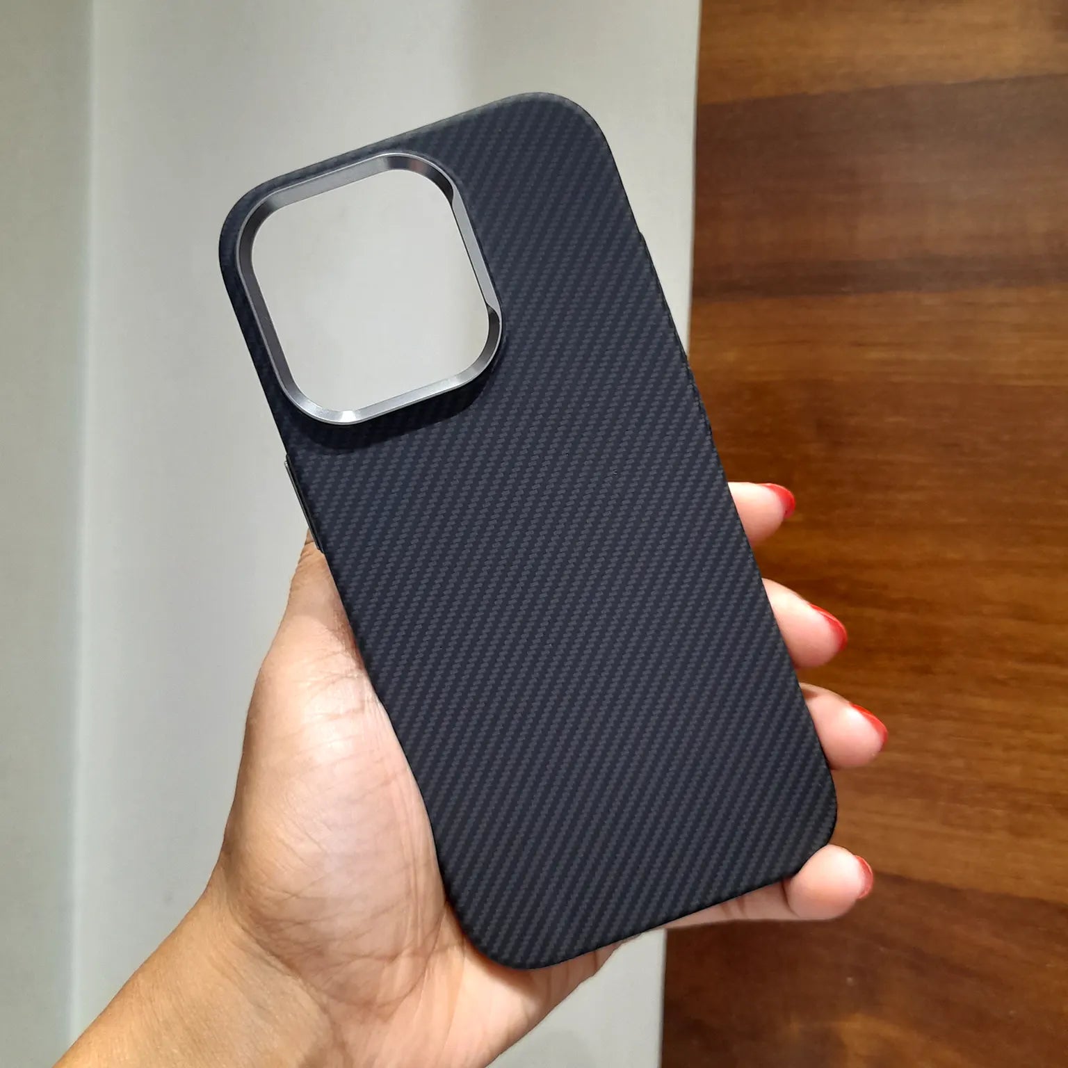 Aramid Texture Magnetic Magsafe Slim Case for iPhone 16 Pro Max KTSU43OXN 8946455118490