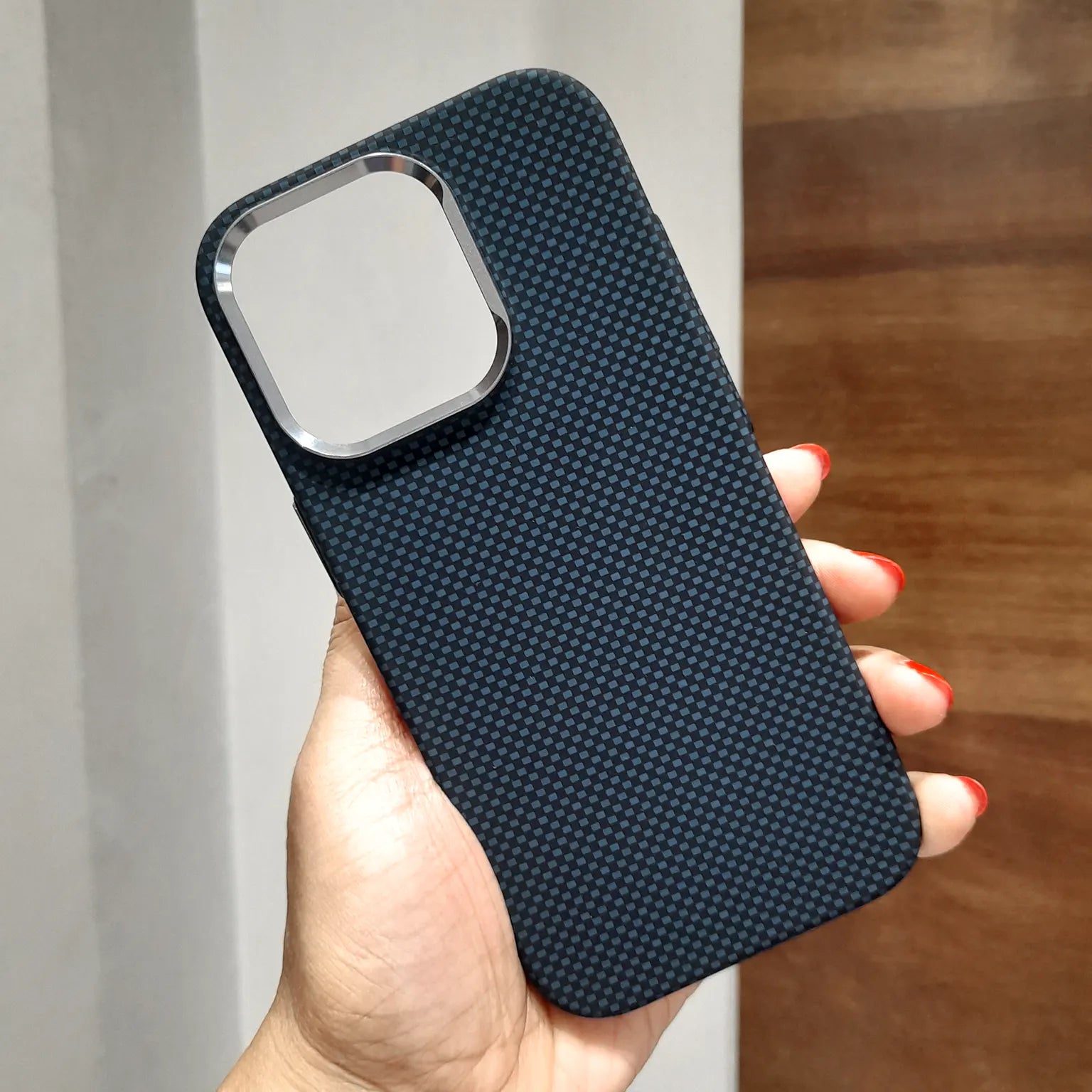 Aramid Texture Magnetic Magsafe Slim Case for iPhone 17 Pro KTSUQAC8L 8901954193973