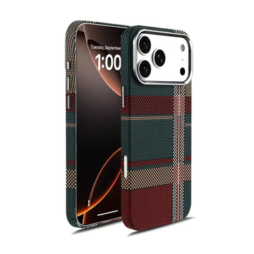 Aramid Texture Magnetic Magsafe Slim Case for iPhone 17 Pro KTSUSJCVT 8985825467424
